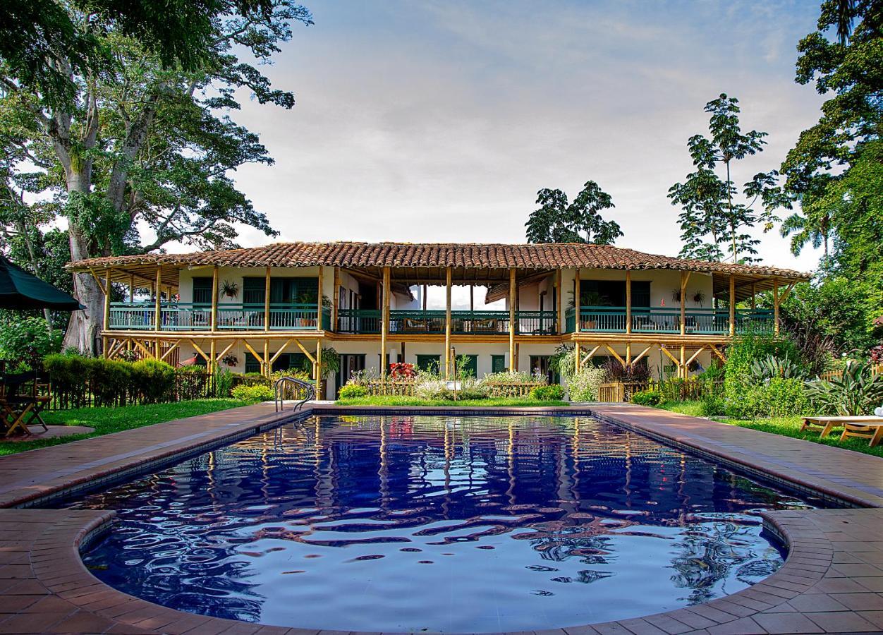 Hacienda Bambusa Hotel El Caimo ภายนอก รูปภาพ